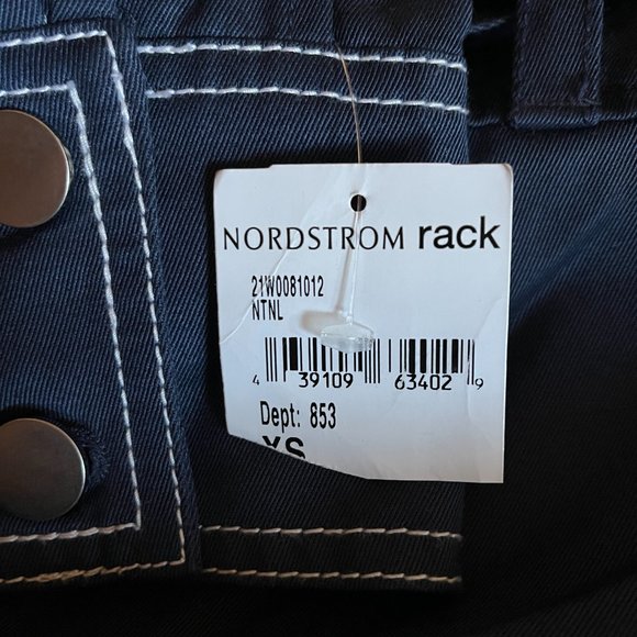 $368 NEW Designer BLDWN Harley Jumpsuit Nocturnal Blue One Piece - XS - Picture 4 of 8